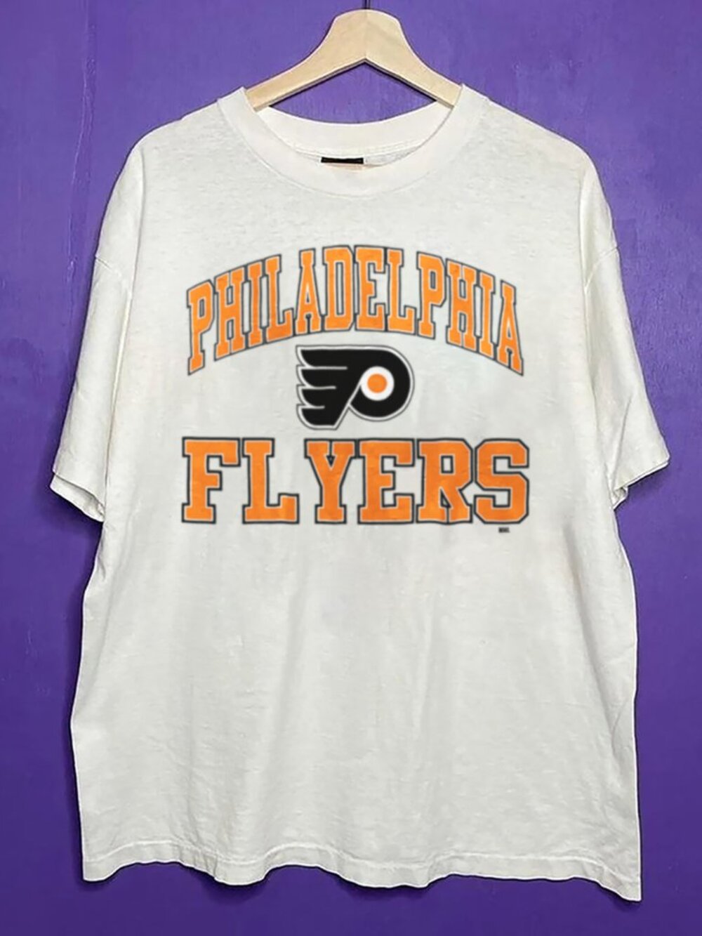 Vintage 90s Philadelphia Flyers Hockey Unisex Shirt, Retro NHL Flyers Shirt Tee